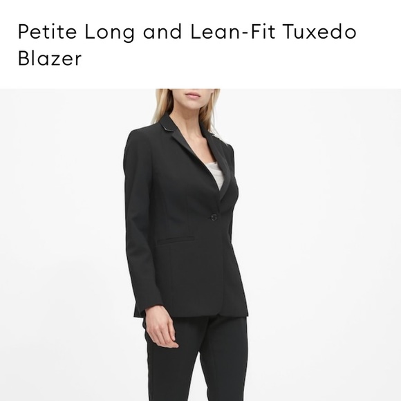 Banana Republic NWT White Long and Lean-fit Blazer - Picture 8 of 8